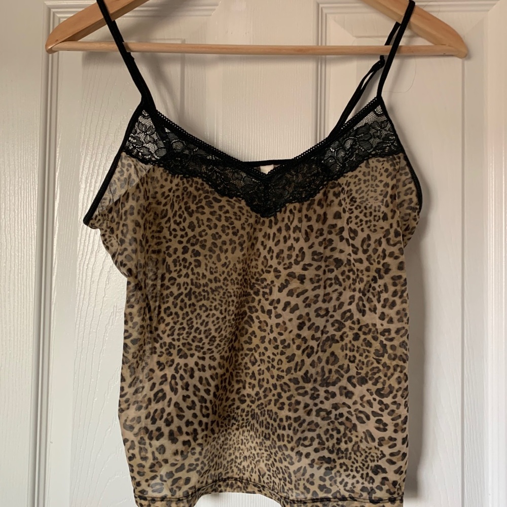 leopard print cami